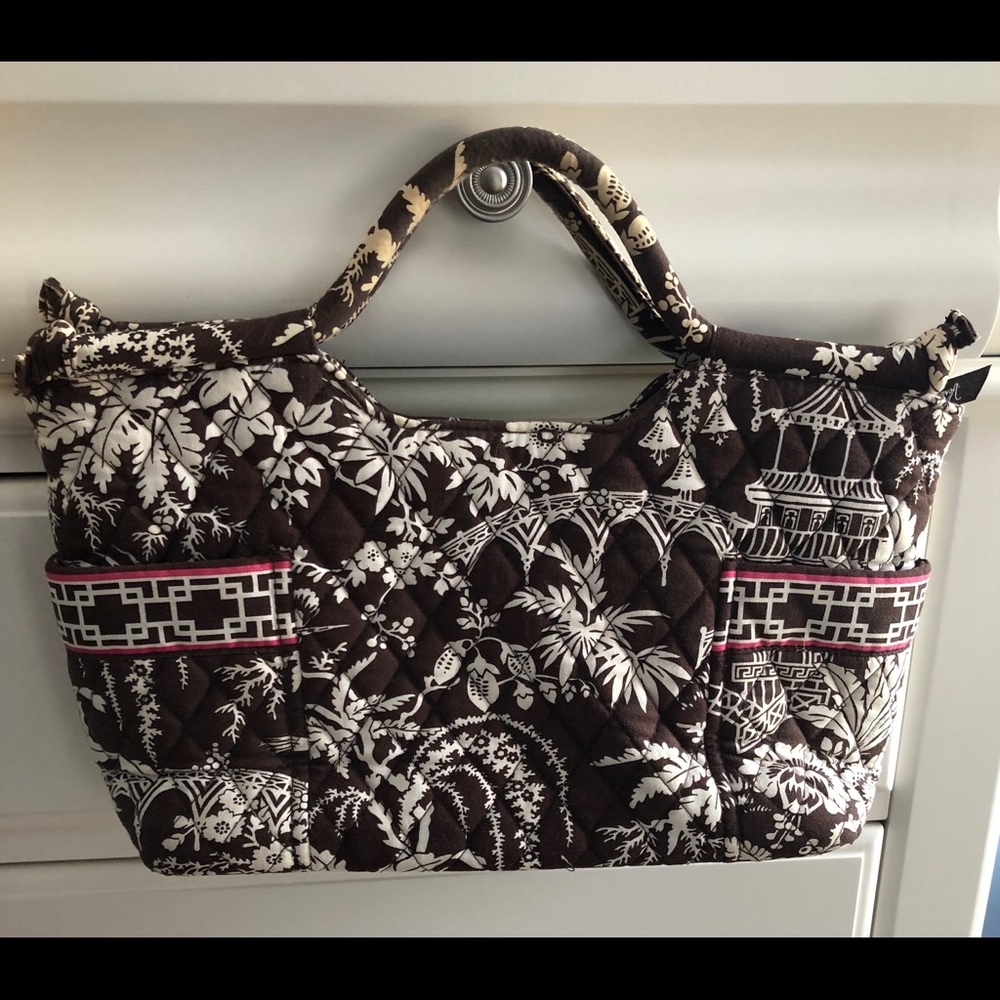 Vera Bradley small purse.  Brown/Pink.  Perfect
